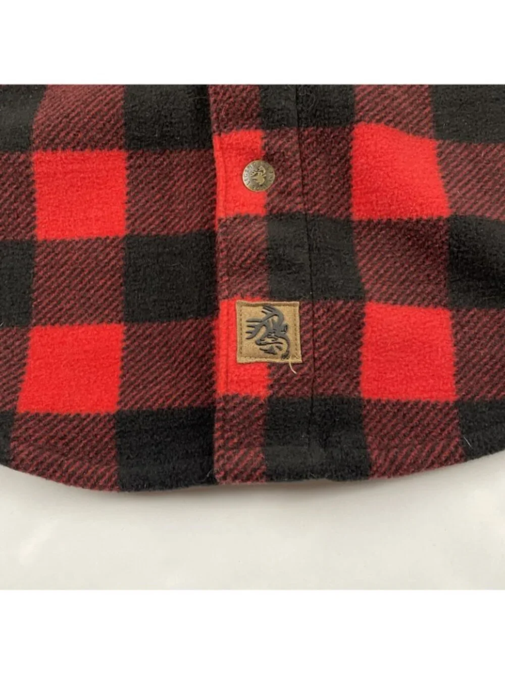 Legendary Whitetails Fleece Vest Youth Boy’s M (10/12) Snap Up Black Red Outdoor